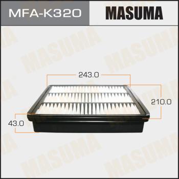 MASUMA MFA-K320 - Воздушный фильтр avtokuzovplus.com.ua