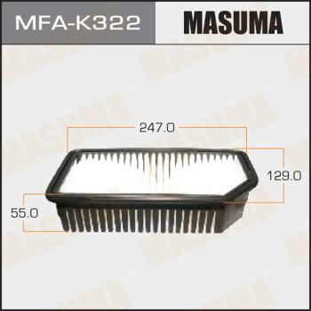 MASUMA MFA-K322 - Воздушный фильтр avtokuzovplus.com.ua