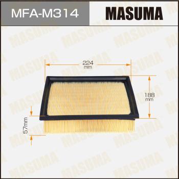 MASUMA MFA-M314 - Повітряний фільтр autocars.com.ua