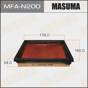 MASUMA MFA-N200 - Воздушный фильтр avtokuzovplus.com.ua