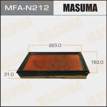 MASUMA MFA-N212 - Воздушный фильтр avtokuzovplus.com.ua