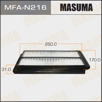MASUMA MFA-N216 - Повітряний фільтр autocars.com.ua