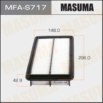 MASUMA MFA-S717 - Повітряний фільтр autocars.com.ua