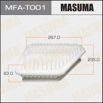 MASUMA MFA-T001 - Повітряний фільтр autocars.com.ua