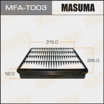 MASUMA MFA-T003 - Повітряний фільтр autocars.com.ua