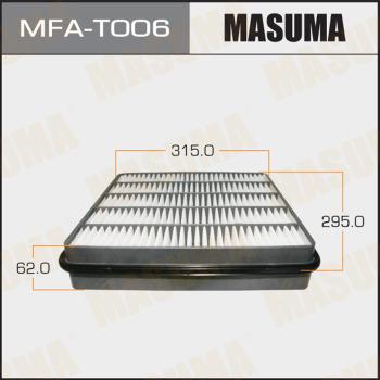 MASUMA MFA-T006 - Повітряний фільтр autocars.com.ua