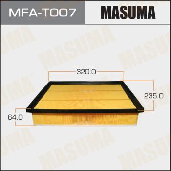 MASUMA MFA-T007 - Повітряний фільтр autocars.com.ua