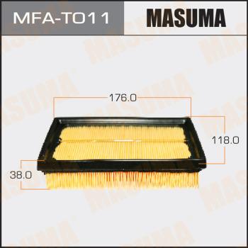 MASUMA MFA-T011 - Повітряний фільтр autocars.com.ua