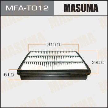 MASUMA MFA-T012 - Воздушный фильтр avtokuzovplus.com.ua