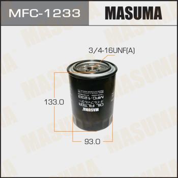 MASUMA MFC-1233 - Фильтр масляный MAZDA 5 CW 2.0 11-16Turbo 10-15-SKODA ROOMSTER 5J 1.2 TD autocars.com.ua