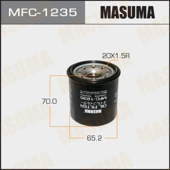MASUMA MFC-1235 - Фильтр масляный Nissan Juke 10-. Murano 04-14. Pathfinder 14-. Qashqai 06-. X-Trail 01- MFC1235 MASUMA autocars.com.ua