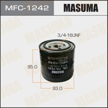 MASUMA MFC-1242 - Фильтр масляный Missan Murano 10-15. Pathfinder 05-. X-Trail 03-07 D 2.2. 2.5 MFC1242 MASUMA autocars.com.ua