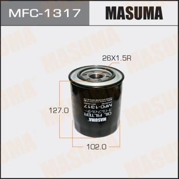 MASUMA MFC-1317 - Фильтр масляный C-306 MFC-1317 MASUMA autocars.com.ua