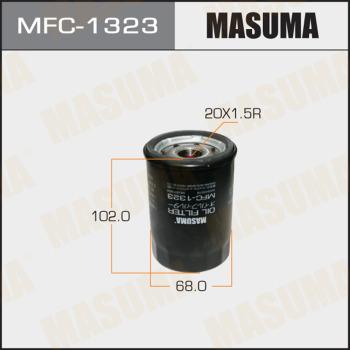 MASUMA MFC-1323 - Фильтр масляный HONDA CIVIC IX MFC1323 MASUMA autocars.com.ua