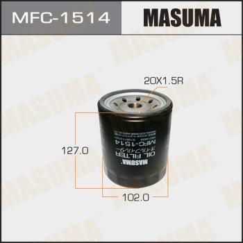 MASUMA MFC-1514 - Масляний фільтр autocars.com.ua