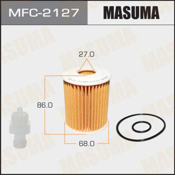 MASUMA MFC-2127 - Фильтр масляный вставка Toyota Avensis 06-15. FJ Cruiser 10-. Land Cruiser Prado 06-. RAV 4 05- MFC2127 MASUMA autocars.com.ua