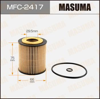 MASUMA MFC-2417 - Фильтр масляный вставка Ford Focus 05-15. Mondeo 07- D 2.0. 2.2- Mazda 6 02-10 1.8. 2.0. 2.5 MFC-2417 MASUMA autocars.com.ua