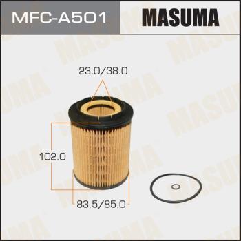 MASUMA MFC-A501 - Фильтр масляный SUZUKI SX4 MFC-A501 MASUMA autocars.com.ua