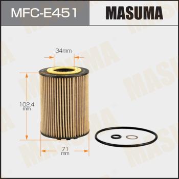 MASUMA MFC-E451 - Масляний фільтр autocars.com.ua