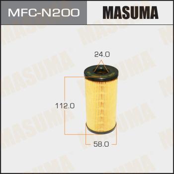 MASUMA MFC-N200 - Фильтр масляный NISSAN QASHQAI MFCN200 MASUMA autocars.com.ua