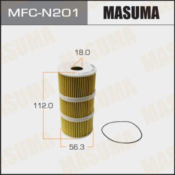 MASUMA MFC-N201 - Фильтр масляный NISSAN QASHQAI MFCN201 MASUMA autocars.com.ua