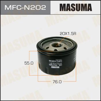 MASUMA MFC-N202 - Фильтр масляный C0001 MFCN202 MASUMA autocars.com.ua