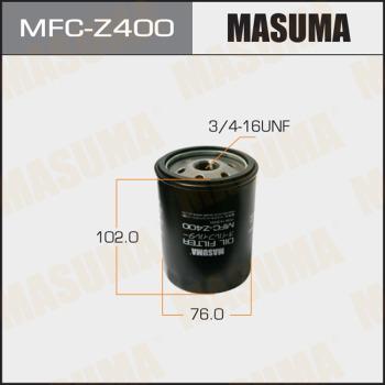 MASUMA MFC-Z400 - Фильтр масляный Mazda CX-9 08-10 MFCZ400 MASUMA autocars.com.ua