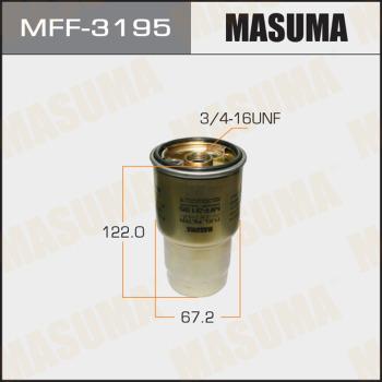 MASUMA MFF-3195 - Фильтр топливный MFF3195 MASUMA autocars.com.ua