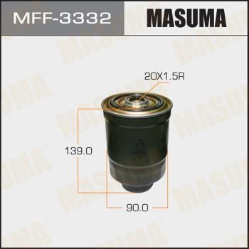 MASUMA MFF-3332 - Фильтр топливный Mitsubishi L 200 -08. Pajero Sport -09 Disel MFF3332 MASUMA autocars.com.ua