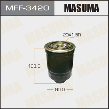 MASUMA MFF-3420 - Фильтр топливный FC-409 MFF3420 MASUMA autocars.com.ua
