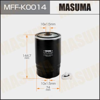 MASUMA MFF-K0014 - Паливний фільтр autocars.com.ua