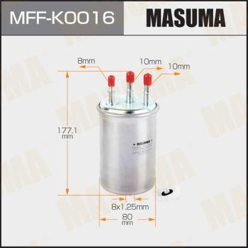 MASUMA MFF-K0016 - Паливний фільтр autocars.com.ua