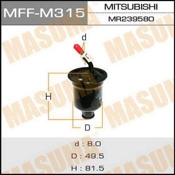 MASUMA MFF-M315 - Фильтр топливный MFFM315 MASUMA autocars.com.ua