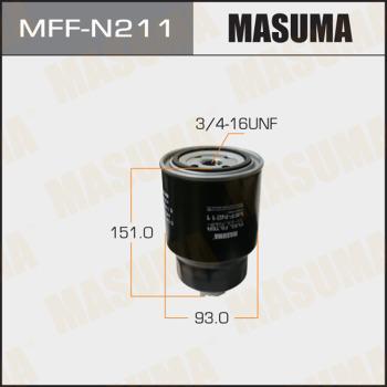 MASUMA MFF-N211 - Паливний фільтр autocars.com.ua