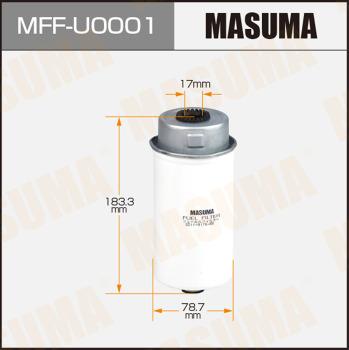 MASUMA MFF-U0001 - Паливний фільтр autocars.com.ua