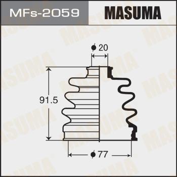 MASUMA MFs-2059 - Пыльник, приводной вал avtokuzovplus.com.ua