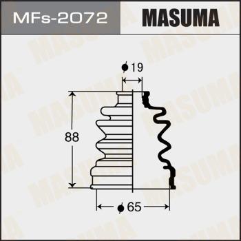 MASUMA MFs-2072 - Пильник, приводний вал autocars.com.ua