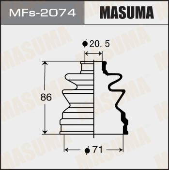 MASUMA MFs-2074 - Пильник, приводний вал autocars.com.ua