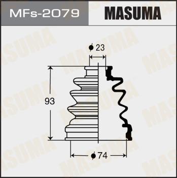 MASUMA MFs-2079 - Пильник, приводний вал autocars.com.ua