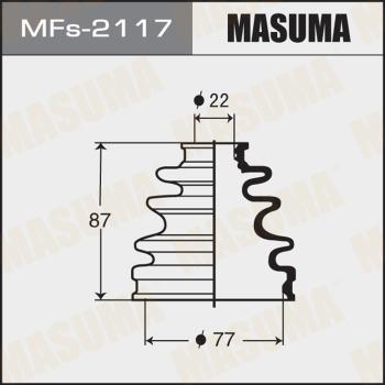 MASUMA MFs-2117 - Пильник, приводний вал autocars.com.ua
