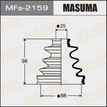 MASUMA MFS-2159 - Пильник, приводний вал autocars.com.ua