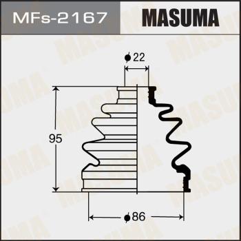 MASUMA MFs-2167 - Пильник, приводний вал autocars.com.ua