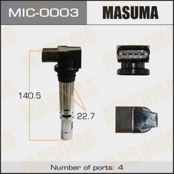 MASUMA MIC0003 - Катушка зажигания avtokuzovplus.com.ua