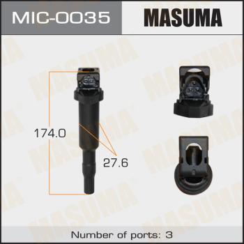 MASUMA MIC-0035 - Катушка зажигания avtokuzovplus.com.ua