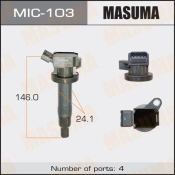 MASUMA MIC-103 - Катушка зажигания avtokuzovplus.com.ua