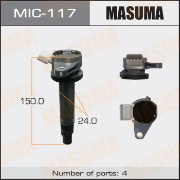 MASUMA MIC-117 - Котушка запалювання autocars.com.ua