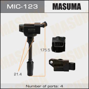 MASUMA MIC-123 - Котушка запалювання autocars.com.ua