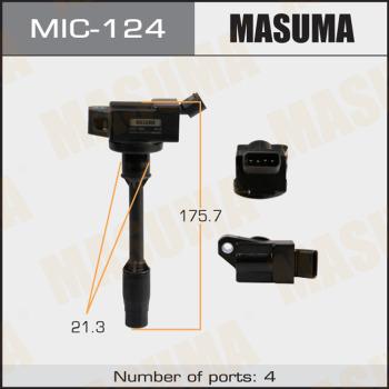 MASUMA MIC-124 - Котушка запалювання autocars.com.ua