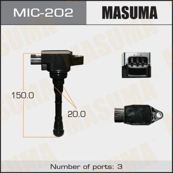 MASUMA MIC-202 - Катушка зажигания avtokuzovplus.com.ua