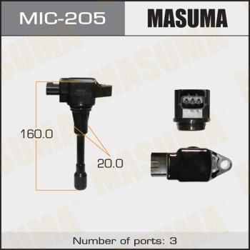 MASUMA MIC-205 - Катушка зажигания avtokuzovplus.com.ua